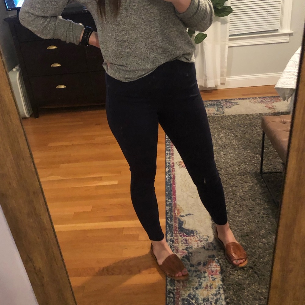 Target A New Day Navy High Waisted Trouser Pants